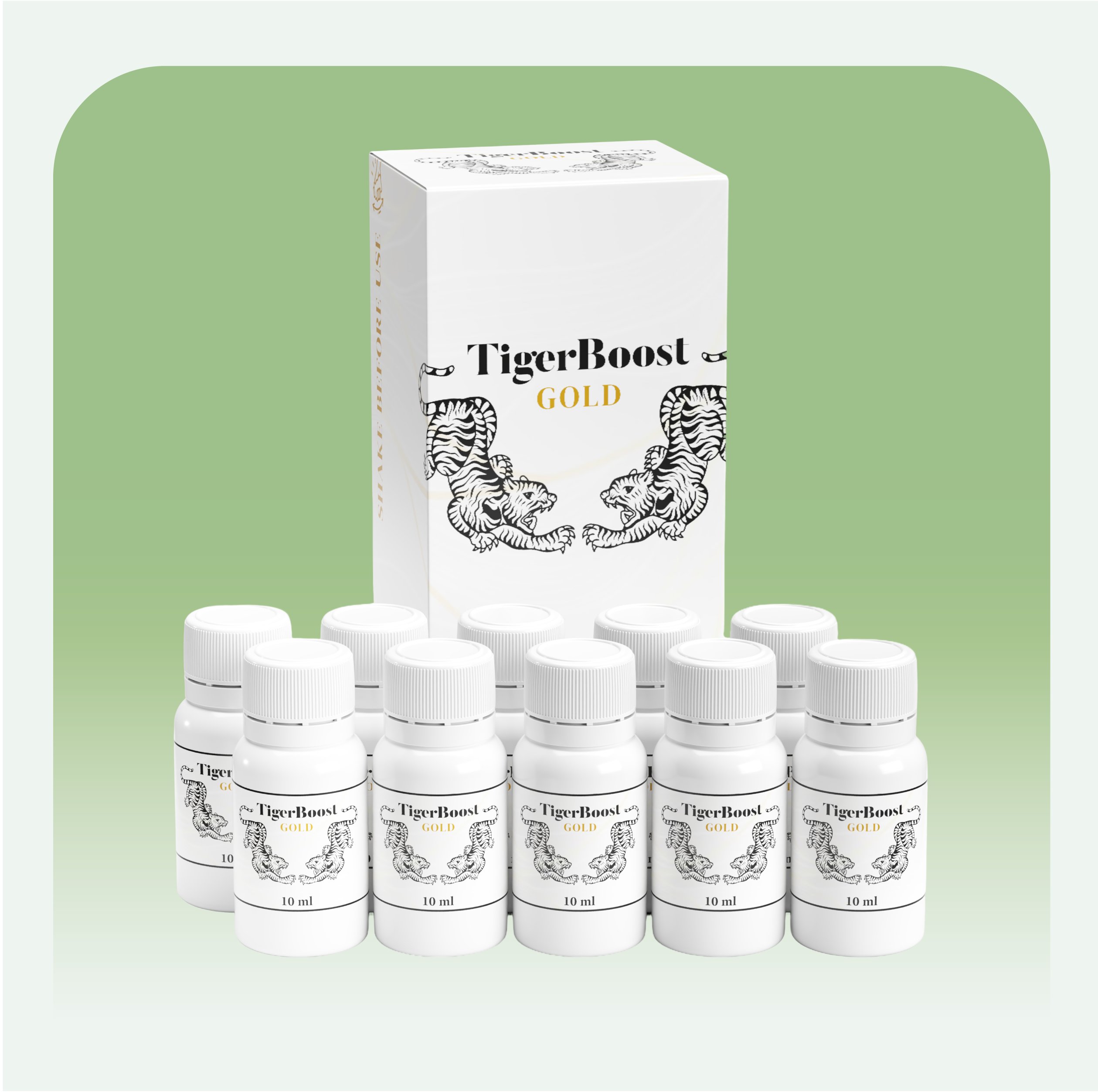 TIGERBOOST GOLD – 10 Vials x 10 ml