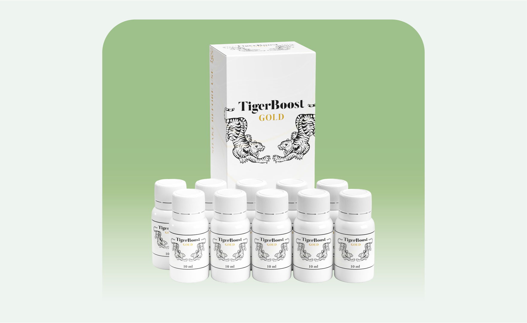 TIGERBOOST GOLD – 10 Vials x 10 ml